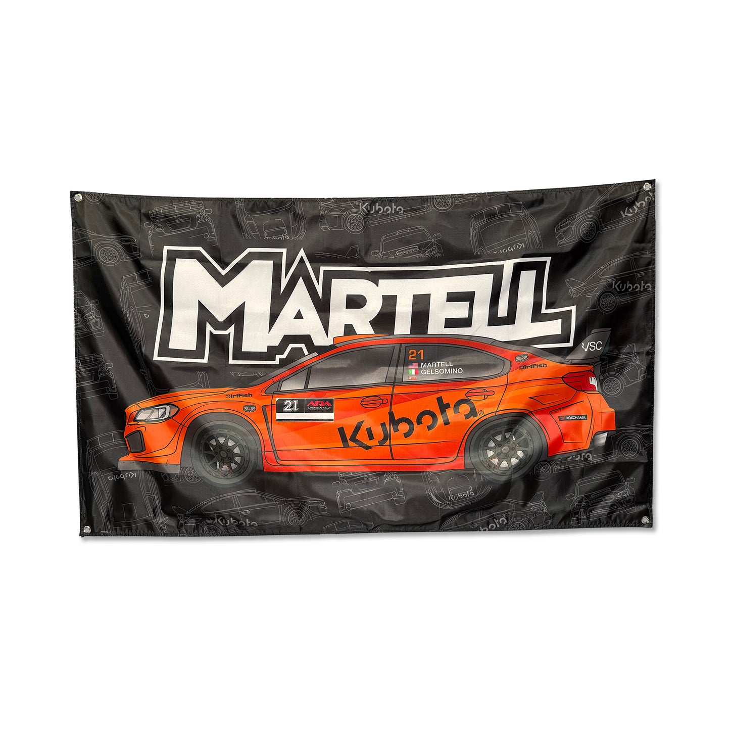 Conner Martell #21 Kubota Banner