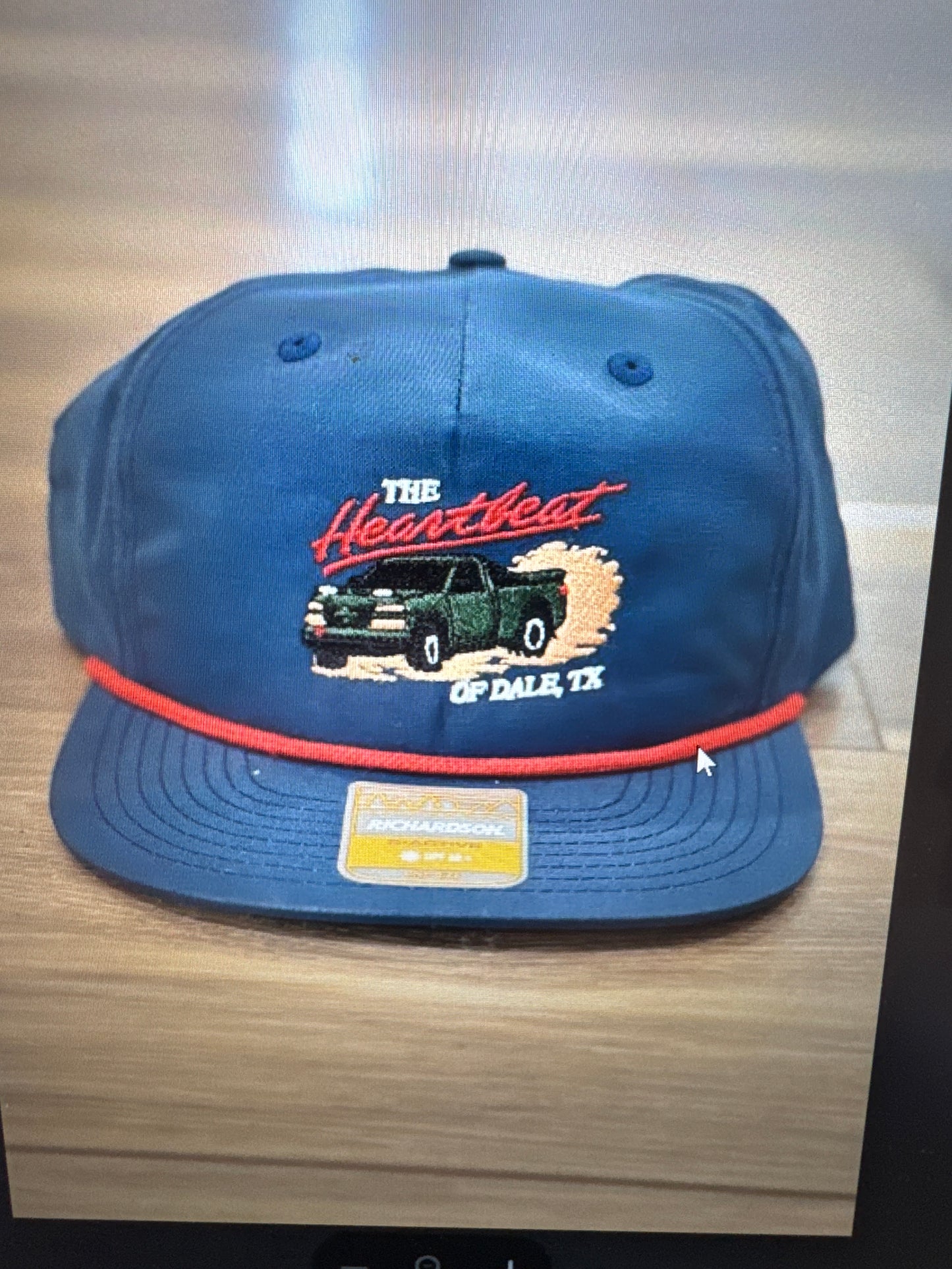 Rally Ready  Hat HBofDale Blue/Red