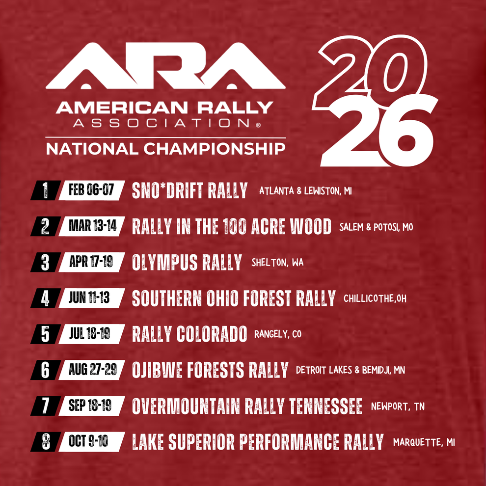 ARA 2026 Championship T – American Rally Association Gear Store