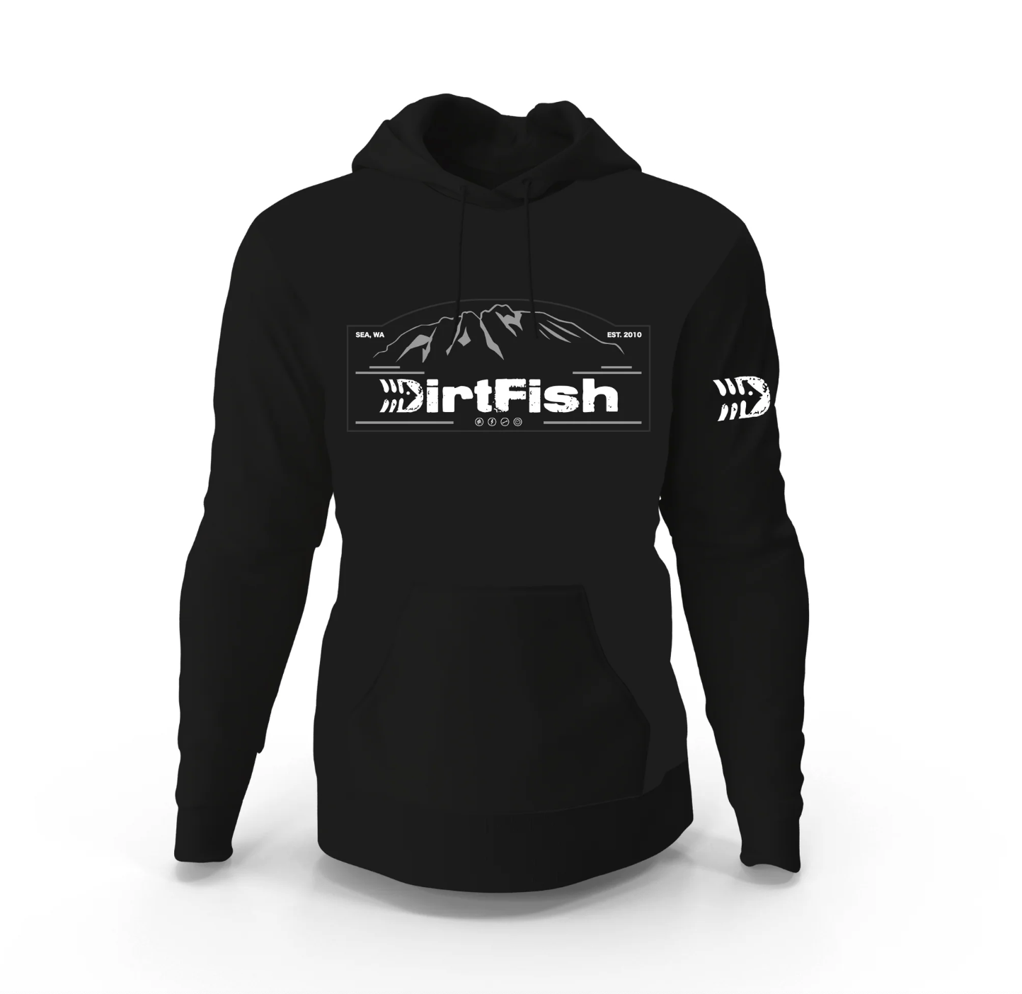 Dirtfish Black Mnt Hoodie
