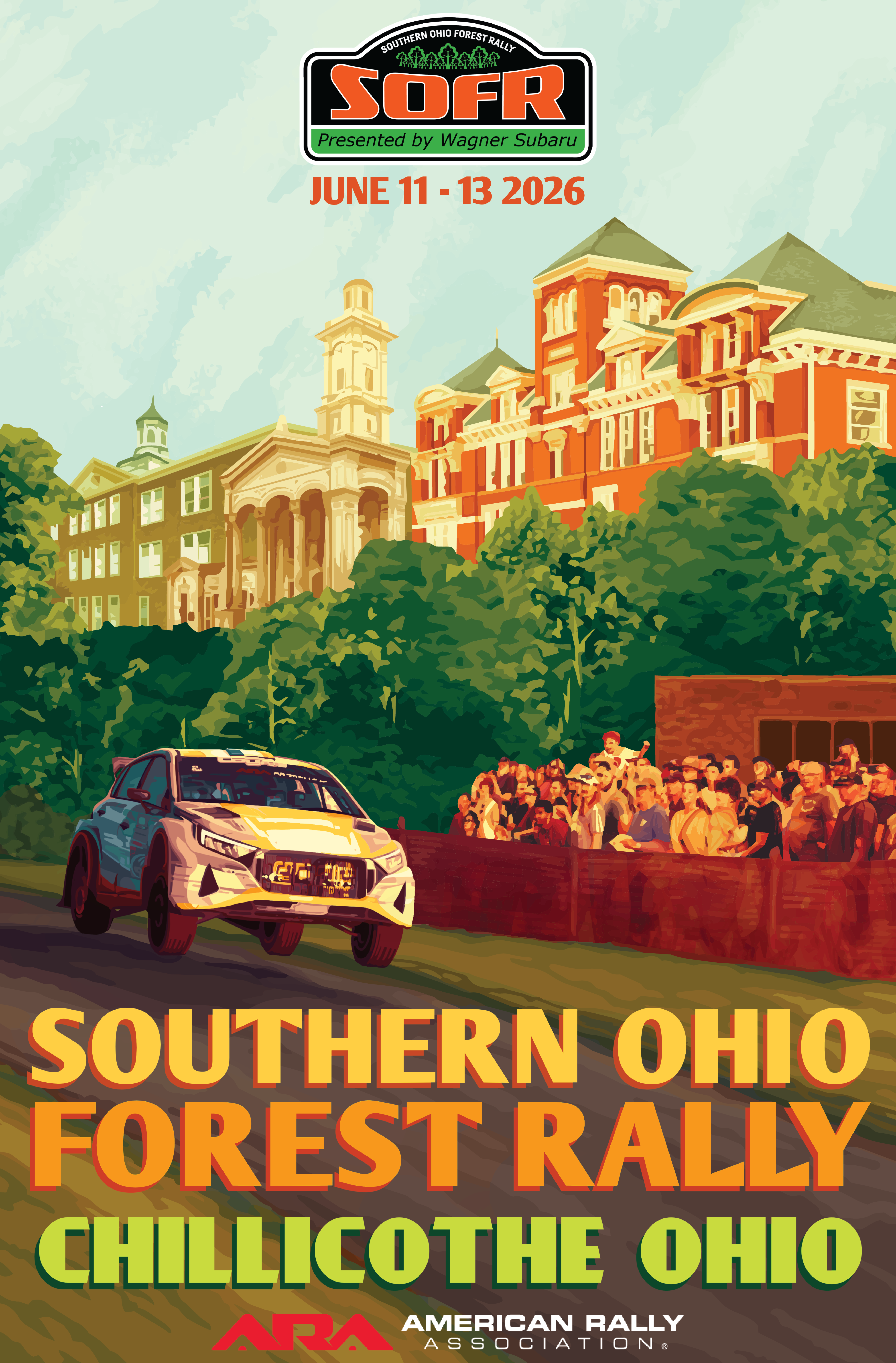Ac Rally Poster 2026 Event Posters – American Rally Association Gear Store