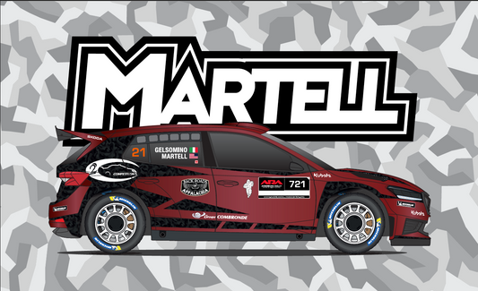 Wall Banner | #21 Martell Racing | SKODA