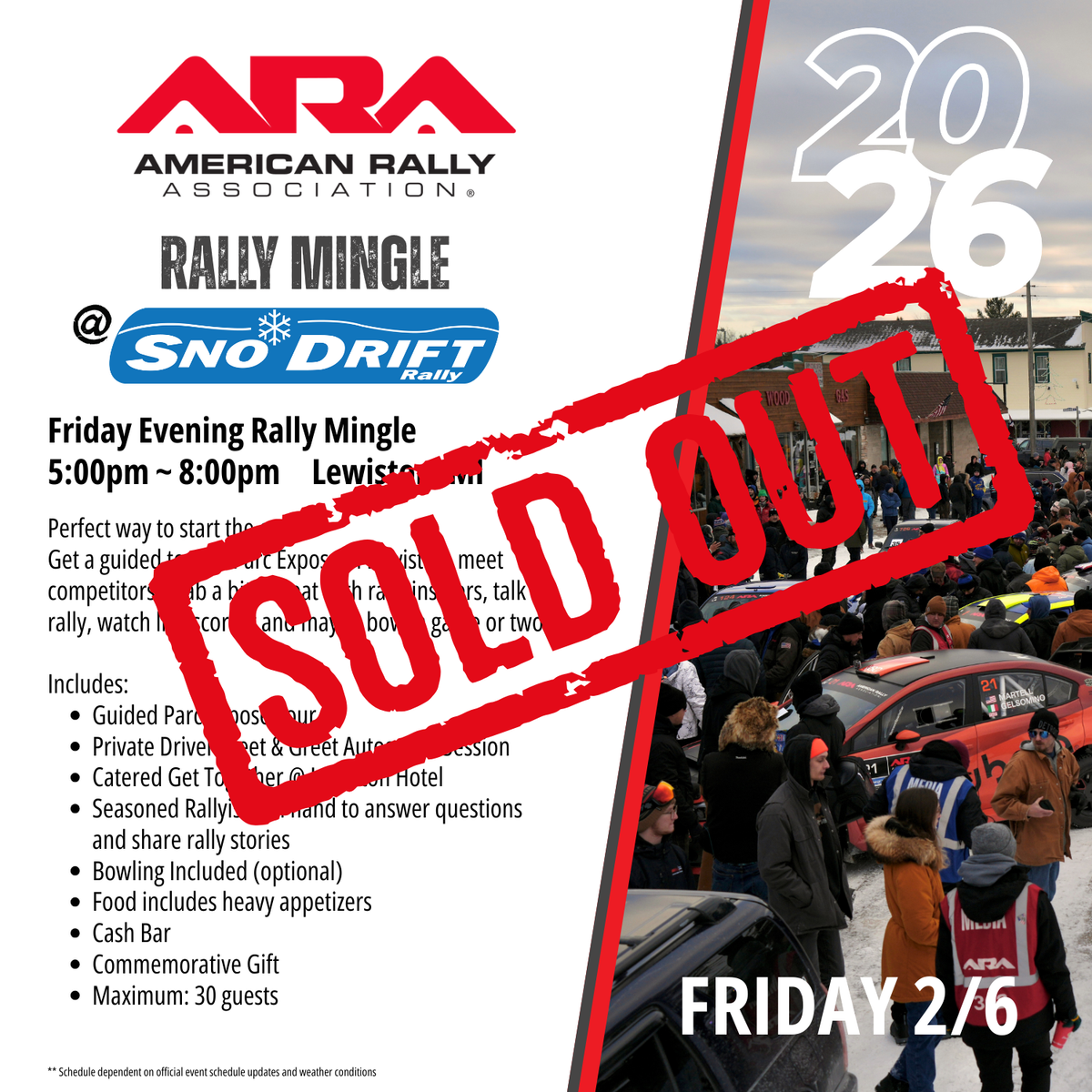 American Rally Events VIP Rally Tour – American Rally Association Gear Store